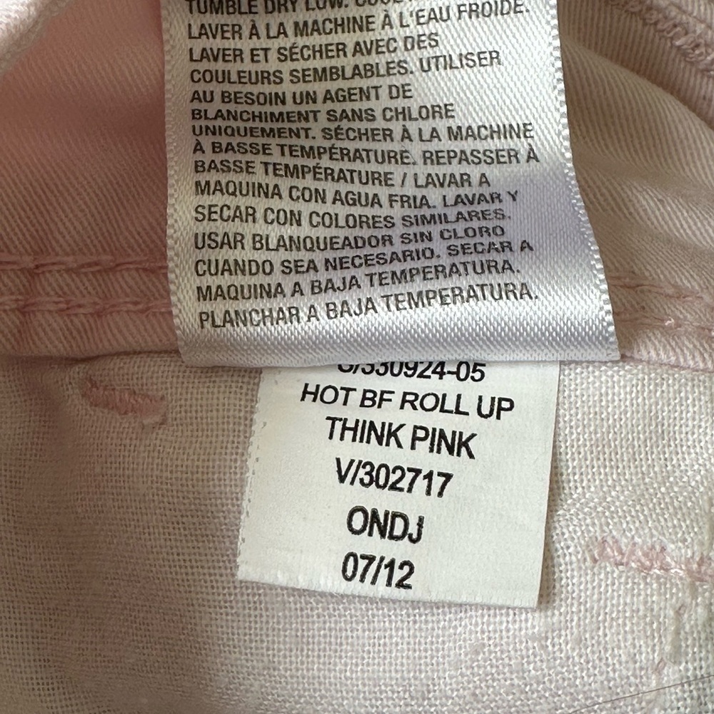 Old Navy pale pink chinos, size 0. - Picture 7 of 7